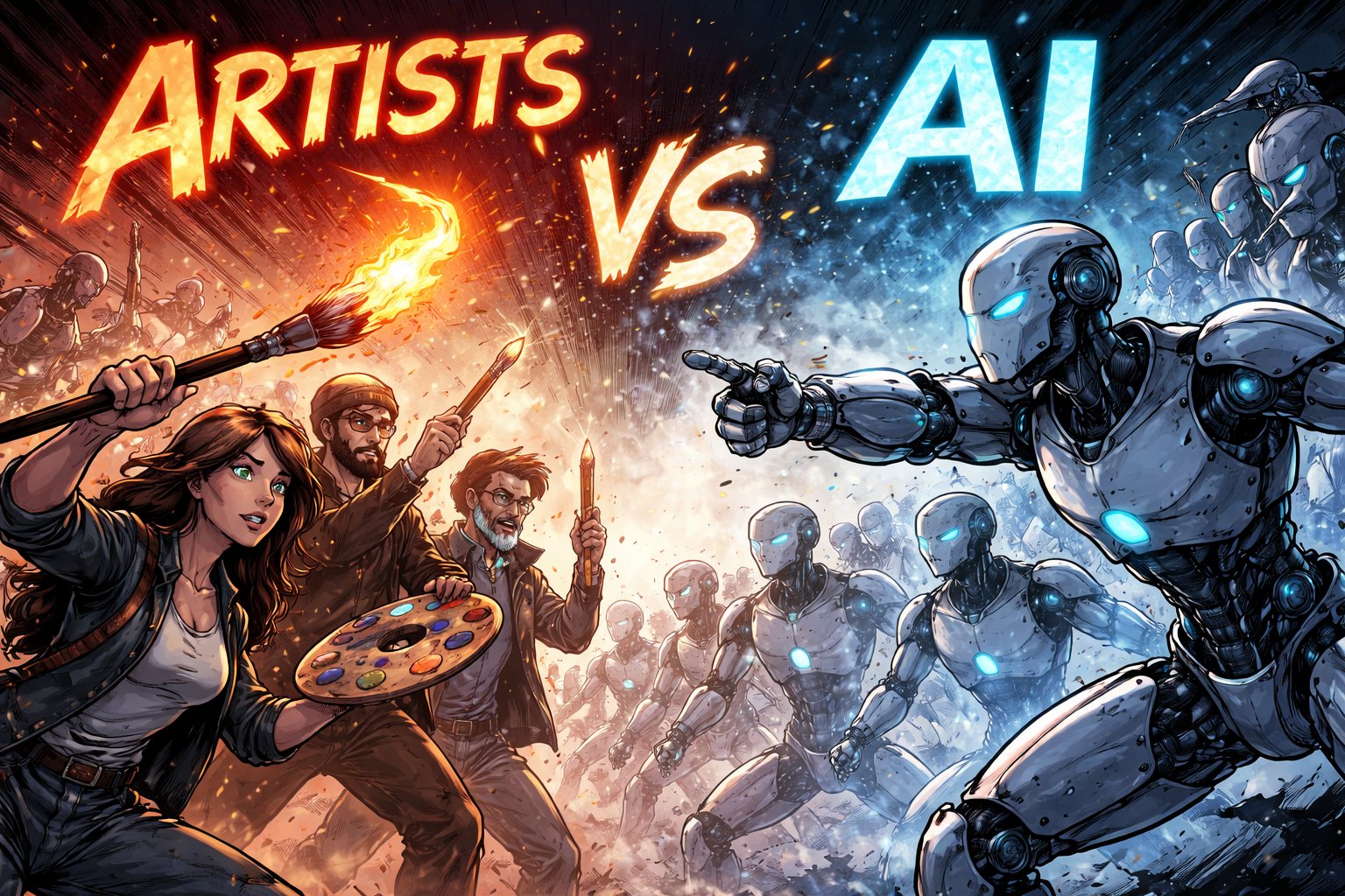 Artists Vs AI Movements